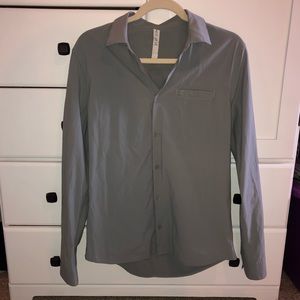 Lululemon men’s button up shirt